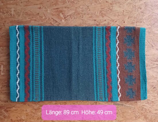 24. Showblanket blau/bordeaux